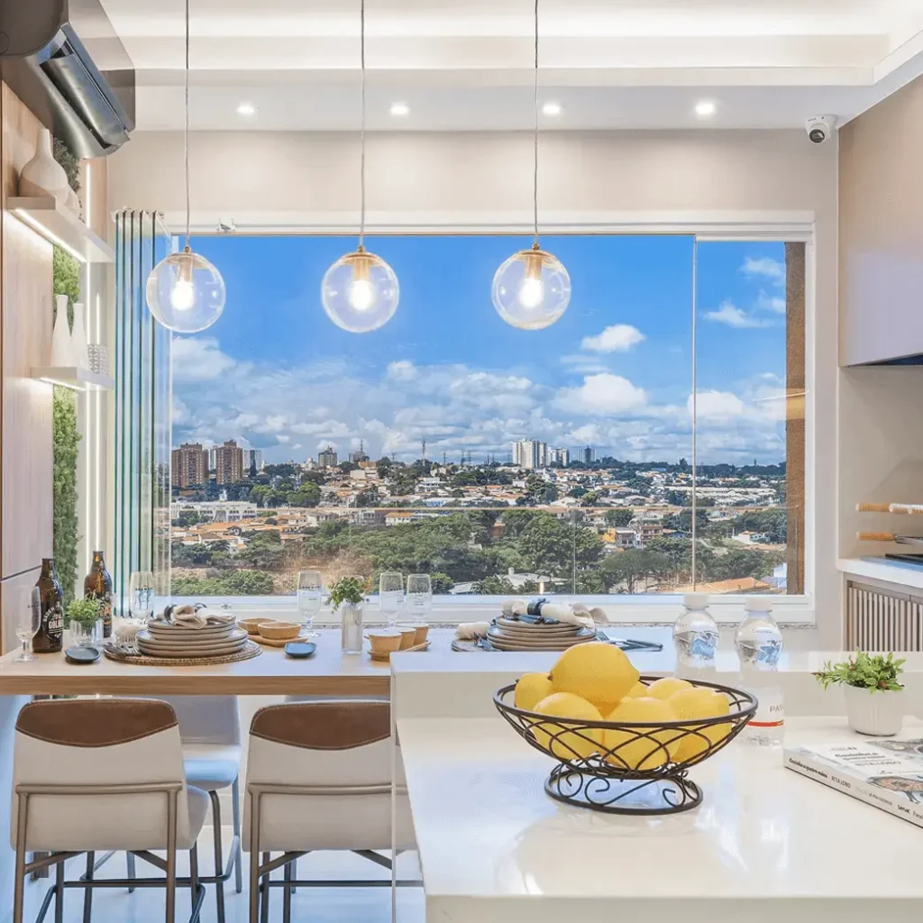 Dupla vista e ventilação cruzada